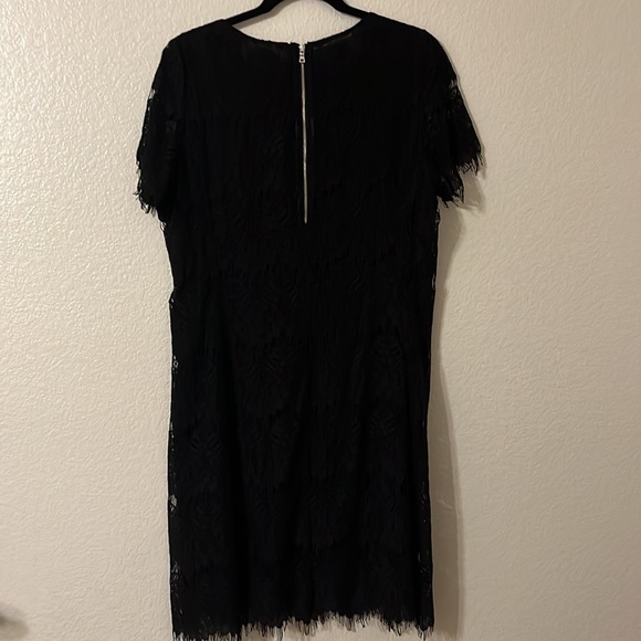 EUC—Karen Kane Formal Lace Overlay Black Dress - Picture 8 of 13